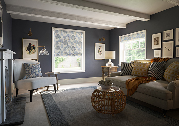 Coppice Faux Silk, Jean - Roman Blind - Image 6